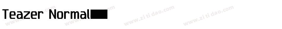 Teazer Normal字体转换